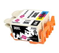 Ink Inspiration® Replacement for Kodak 30 30XL 30B 30CL Ink Cartridges 2-Pack, Use with Kodak ESP C100 C110 C115 C300 C310 C315 C330 C360 1.2 3.2 3.2S Hero 2.2 3.1 5.1 Office 2100 2150, Black/Colour