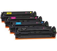 Ink Inspiration Set of 4 Compatible Laser Toner Cartridges for HP Color LaserJet Pro MFP M277dw M277n M274n M252dw M252n | Replacement for HP 201X CF400X 2,800 Pages CF401X CF402X CF403X 2,300 Pages