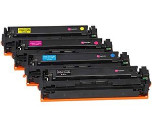 Ink Inspiration Set of 4 Compatible Toner Cartridges Replacement for 201X 201A HP Color LaserJet Pro MFP M277dw M277n M274n M252dw M252n | Print Yield: 2,800 Pages (Black) & 2,300 Pages (Colours)