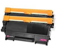 Ink Inspiration TN2220 Compatible with HL-2250DN Black Toner Cartridge Replacement for TN-2220 TN2010 for Brother DCP-7055 FAX-2840 HL-2130 HL-2135W HL-2270DW MFC-7360N MFC-7460DN | 2-Pack