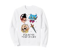 Ink Is My Map Of Life (Funny Tattoo Statement) Sweatshirt