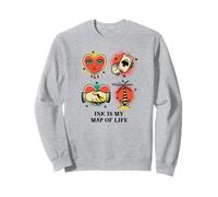 Ink Is My Map Of Life (Tattoo Graphic) Sweatshirt