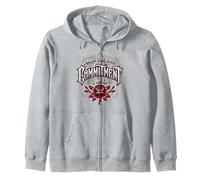 Ink Is The Only Commitment I Keep Inked Tattoo Lover Zip Hoodie