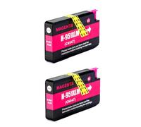 Ink Jungle 2x 951XL Magenta Compatible Ink Cartridges For HP OfficeJet Pro 8100 Printers