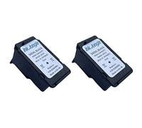 Ink Jungle 2x PG545XL Black Refilled Ink Cartridges For Canon PIXMA TR4550 Printer