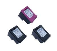 Ink Jungle 2x Refilled 302 Black & 1x Colour Ink Cartridge For HP DeskJet 3630 Printer