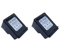 Ink Jungle 2x Refilled 302 Black Ink Cartridges For HP ENVY 4523 Printer
