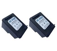 Ink Jungle 2x Refilled 305 Black Ink Cartridges For HP DeskJet 2722e Printer Replaces HP 305 Black