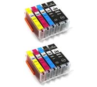 Ink Jungle 2x Sets of 5 PGI580XXL CLI581XXL Compatible Ink Cartridges for Canon PIXMA TR7650 Printer