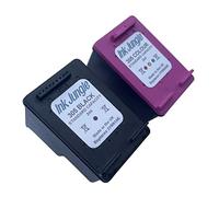 Ink Jungle 305 Black & Colour Refilled Ink Cartridge For HP DeskJet Plus 4110 4120 4122 4130 Printers Replaces HP 305 Black & Colour 3YM61AE 3YM60AE