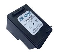 Ink Jungle 305 Black Ink Cartridge For HP DeskJet 2320 2710 2710e 2720 2720e 2721 2721e 2722 2722e 2723 2724 4110e 4120e 4122e 4130e DeskJet Plus 4110 4120 4122 4130 Printers Replaces HP 305