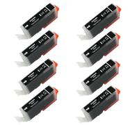 Ink Jungle 8x PGI530 Black Compatible Ink Cartridges for Canon PIXMA TS8750 / TS8751 Printers
