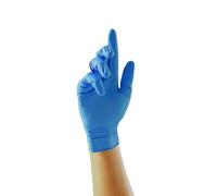Ink Jungle Blue Nitrile Gloves GS0031 GS0032 GS0033 GS0034 GS0035 Examination Nitrile Gloves - Multipurpose, Powder Free and Latex Free Disposable Gloves, Box of 100 Gloves, Blue (Extra Small)