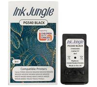 Ink Jungle PG540 Black Ink Cartridge For Canon MG2150 MG2250 MG3150 MG3200 MG3250 MG3255 MG3550 MG3650 MG4150 MG4250 MX375 MX435 MX475 MX515 MX525 MX535 MX455 MX395 TS5150 TS5151 TS5150 TS5151 Printer