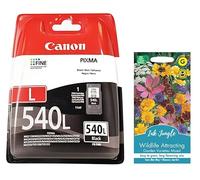Ink Jungle PG540L Black Ink Cartridge For MG2150 MG2250 MG3150 MG3250 MG3255 MG3550 MG3650 MG4150 MG4250 MX375 MX395 MX435 MX475 MX515 MX525 MX535 MX455 TS5150 TS5151 Printer Flower Pack