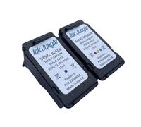 Ink Jungle PG545XL Black & CL546XL Colour Refilled Ink Cartridge For Canon PIXMA TS205 Printer
