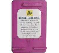 Ink Jungle Refilled 303XL Colour 10ml High Capacity Ink Cartridge For HP ENVY Photo 7120 Printer