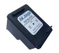 Ink Jungle Refilled 305 Black Ink Cartridge For HP DeskJet Plus 4122 Printer Replaces HP 305