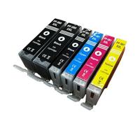 Ink Jungle Set of 5 PGI580XXL CLI581XXL & 1x Extra PGI580XXL Black Compatible Ink Cartridge for Canon PIXMA TS6350 Printer