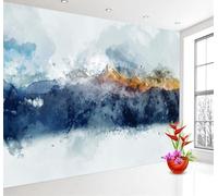 Ink Landscape 140(W) X70(H) Cm 3D Wall Murals Wallpaper, 3D Wall Mural Space Decor Paintings Pre-Paste Wall Paper, Suitable For Tv Background Wall Living Room And Bedroom Wall Art-3731954