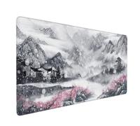 Ink Landscapes Gaming Mouse Pad (1000x500mm) | Stitched Edges & Easy-Clean Surface for Home and Office Use