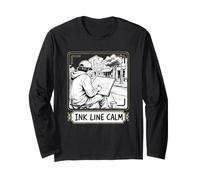 Ink LINE Calm Urban Sketching Architecture Pen Study Long Sleeve T-Shirt