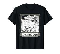Ink LINE Calm Urban Sketching Architecture Pen Study T-Shirt