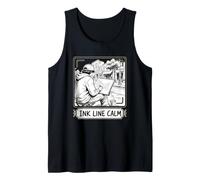 Ink LINE Calm Urban Sketching Architecture Pen Study Tank Top