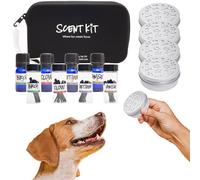 Ink Oil - Pup Scent Work Starter Kit I Dog Scent Training Kit I Complete Nose Scentwork - Anise, Birch, Clove & Vetiver Flavour I Portable Small Aid Kit for Pet Home Trainer - Pure Essential Oils Sets