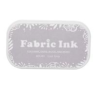 Ink Pads for Stamping, Fabric Ink Pads for Stamping Clothing Permanent, Restore Style Sponge Colored Ink Pad DIY Accessories for Rubber Stamp Paper Cloth (BD-281 Cool Gray)