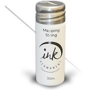 Ink Permanent White Brow Mapping String [100 Ft Bottles - 30 m] Pre-Inked String for Permanent Makeup and Microblading Supplies, Brow Mapping Kit, Thread for Brow Shaping
