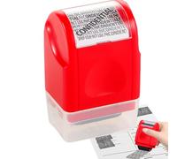 Ink Roller Identity Protection | Privacy Safety Confidential,Identity Theft Protection Roller Stamp | for Tax Deposit Slip Paper Labels Home Office Daily Travel