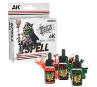 AK Interactive 16029 Inks: Spell - 3-Bottle Set