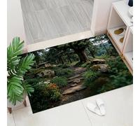 Ink-Splashed Lion Welcome Mats, 80X120Cm, Street Graffiti Style Indoor Carpet, Non-Slip Washable Floor Mat For Doorways, Stairs, Game Rooms, Living Rooms, Red Yellow