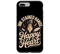 Ink Stained Hands Happy Heart Calligraphy Calligrapher Case for iPhone 7 Plus/8 Plus