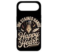 Ink Stained Hands Happy Heart Calligraphy Calligrapher Case for iPhone Air