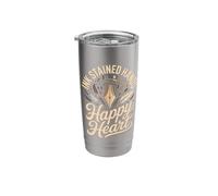 Ink Stained Hands Happy Heart Calligraphy Calligrapher Stainless Steel Insulated Tumbler