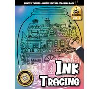 Ink Tracing Book For Adults: A Cozy Stress Relief Coloring Book for Adults with Magical Snow Jar Scenes for Creative Relaxation & Mindfullness (Cozy Winter Tracing series)