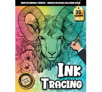 Ink tracing book for adults: A Winter Animal Coloring Journey for Relaxation and Creativity - A Cozy Reverse Coloring Experience for Adults (Winter coloring book Series)