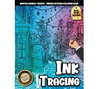 Ink Tracing Book For Adults: Aesthetic Winter Scenes to Trace and Color - A Mindful Art Therapy Experience for Stress Relief and Creative Flow (Winter Scenery Series)