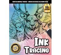 Ink tracing book for adults: Calming Winter Animal Art to Trace and Color - Aesthetic Adult Activity Book for Mindful Creativity and Stress Relief (Winter coloring book Series)