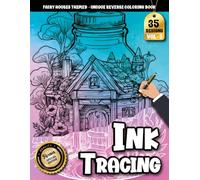 Ink Tracing Book For Adults: Magical Fairy Jar Illustrations Featuring Cozy Homes for Tracing, Calm Focus, and Creativity (Fairy House Series)