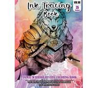 Ink Tracing Book for Adults: Stress relief reverse Animal warrior ink tracing book for adults: mindfully Follow white lines to Uncover 35 Animal ... a perfect gift for Animal lovers(Vol-8)