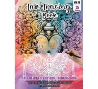Ink Tracing Book for Adults: Stress relief reverse Love Heart Lock Mandala Coloring Book for adults: mindfully Follow white lines to Uncover 35 cute ... a perfect gift for Valentines day(Vol-16)