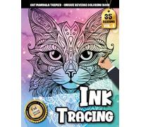 Ink Tracing Book For Adults: Unwind with Cat Mandala Tracing Designs for Stress Relief and Mental Clarity