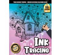 Ink Tracing Book For Adults: Whimsical Tree House Artwork With Nature Details for Mindful Tracing and stress relief (Tree Houses Tracing Series)