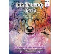 Ink Tracing Book: Stress relief reverse Bear Mandala Coloring Book for adults: mindfully Follow white lines to Uncover 35 cute Bear Mandala arts | ... pages a perfect gift for Bear lovers (VOL-1)