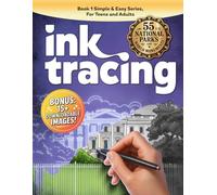 Ink Tracing Coloring Book: Reduce Anxiety & Stress With Cozy And Comfy Coloring Relaxation for Teens & Adults. Fun Pre-Colored Designs for Pen and Ink ... & World Monuments. (Simple & Easy Coloring)