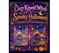 INK TRACING COZY KAWAII WITCH SPOOKY HALLOWEEN: WHIMSICAL HALLOWEEN REVERSE COLORING ADVENTURE (Halloween Activity Book)