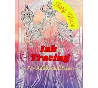 Ink Tracing For Adults and Teens, Fairy World: A Magical Collection of 50 Enchanting Fairy-Themed Tracing Pages with Soft Gradient Backgrounds and ... - Relaxing, Stress-Relief, and Creative Fun